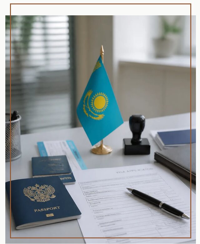 Оформление визы в Казахстан для поездки и работы в Сибае